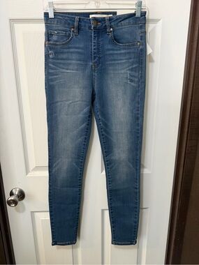 NWT Statement Stitch Fix Blue High Rise Skinny Jeans Sz 27